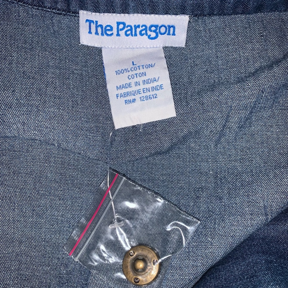 🐠 NWT THE PARAGON Jean jacket size L - Picture 3 of 3